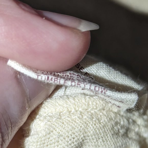 Cream colored V neck Women's M Free People cropped button up short sleeved top - Picture 6 of 7